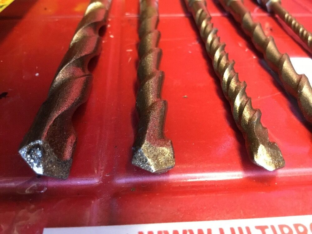 HILTI DRILL BIT 1/2", 3/8", 5/16", 3/16" SDS PLUS SET OF 5,