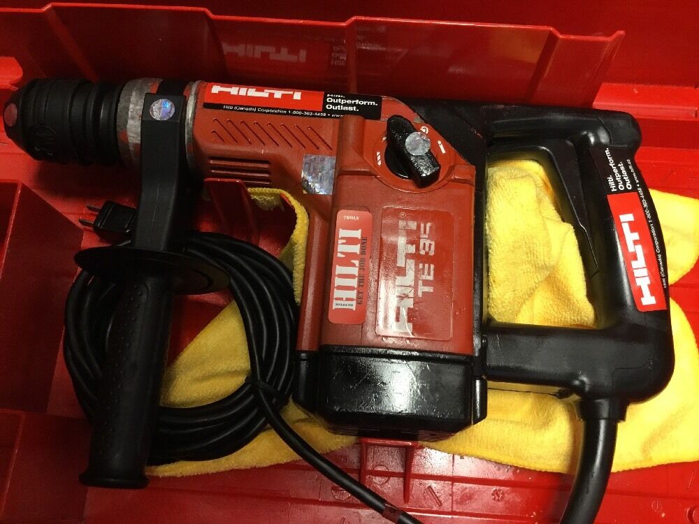 HILTI TE 35 HAMMER, PREOWNED, FREE BITS & CHISELS, ANGLE GRINDER