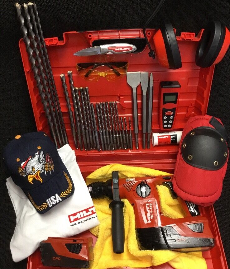 HILTI TE 4-A18 PREOWNED, FREE LASER METER, BITS AND EXTRAS