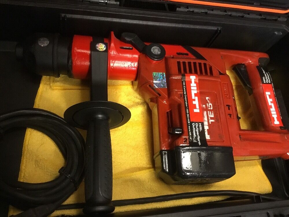 HILTI TE 54 DRILL, PREOWNED, FREE THERMO, BITS, CHISELS, EXTRAS, FAST SHIP