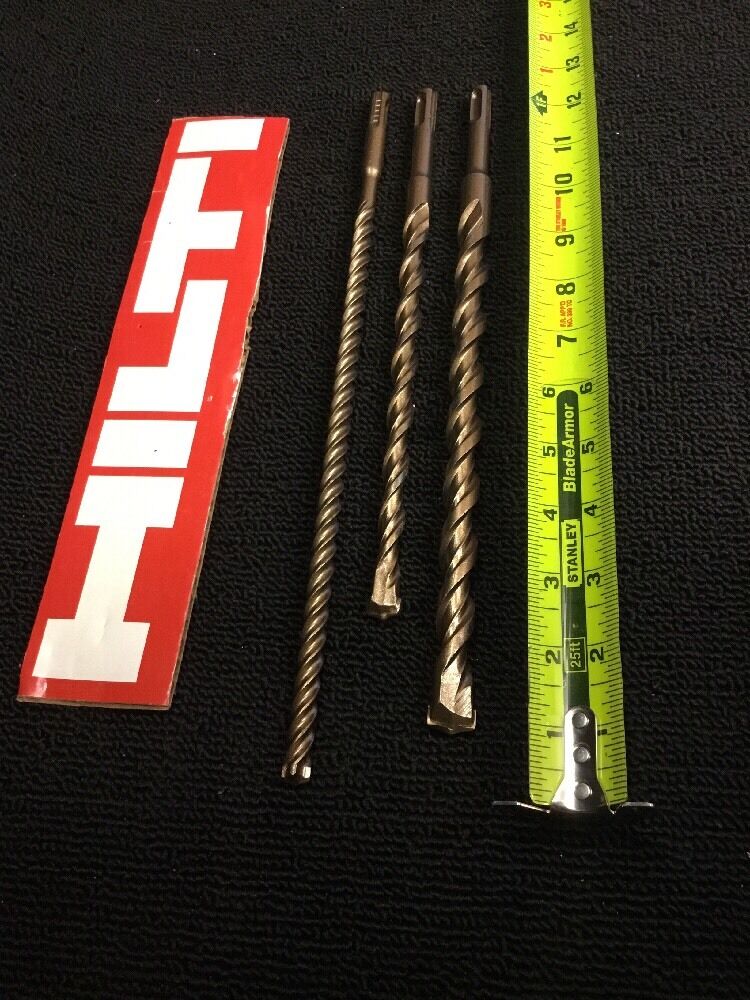 HILTI - BOSH BIT SDS PLUS 3/8", 1/2" , AND 5/8" PREOWNED, FREE HAT