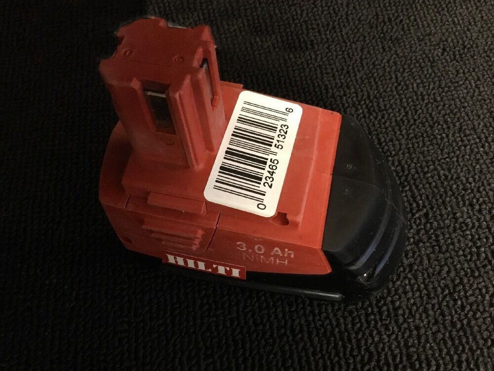 HILTI 12V BATTERY 3.0AH - SFB126, PREOWNED, FREE HAT