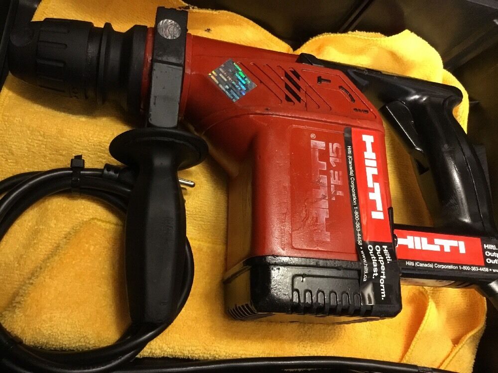 HILTI TE 15, PREOWNED, FREE LASER METER, BITS, AND MORE