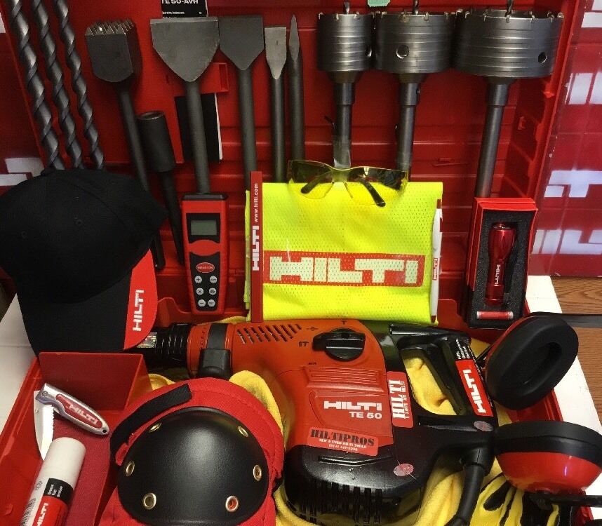 HILTI TE 50, GREAT CONDITION, 2 YEARS WARRANTY, LOADED SET, FAST SHIP