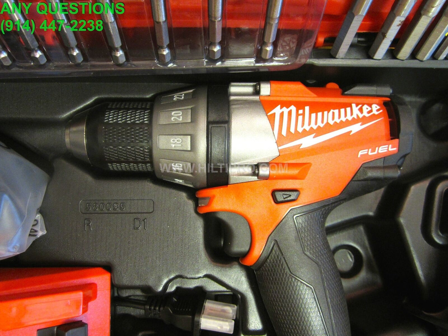 MILWAUKEE M18 FUEL DRILL DRIVER KIT W/2 CMPT BAT, BRAND NEW, FAST SHIP