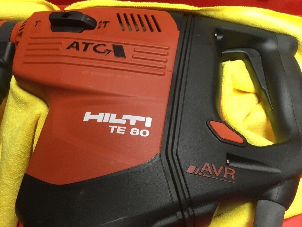 HILTI TE 80 ATC AVR, NEW, FREE SPEAKER, BITS, CHISELS, EXTRAS, FAST SHIP