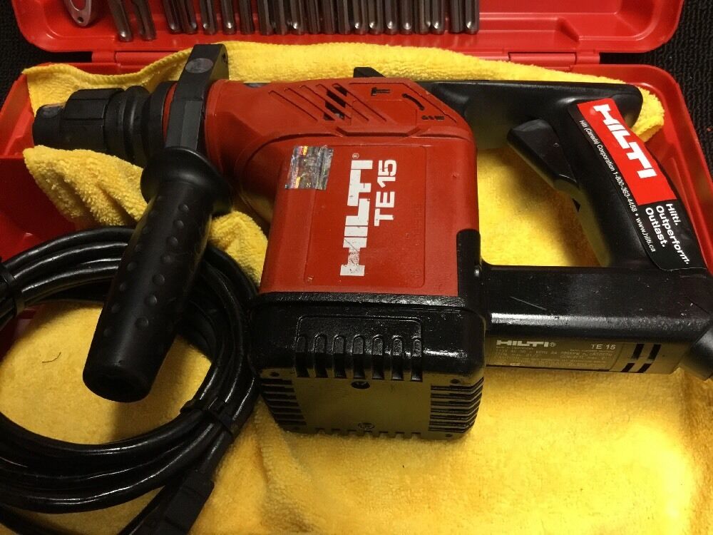 HILTI TE 15, GREAT CONDITION, FREE ANGLE GRINDER, BITS, EXTRAS