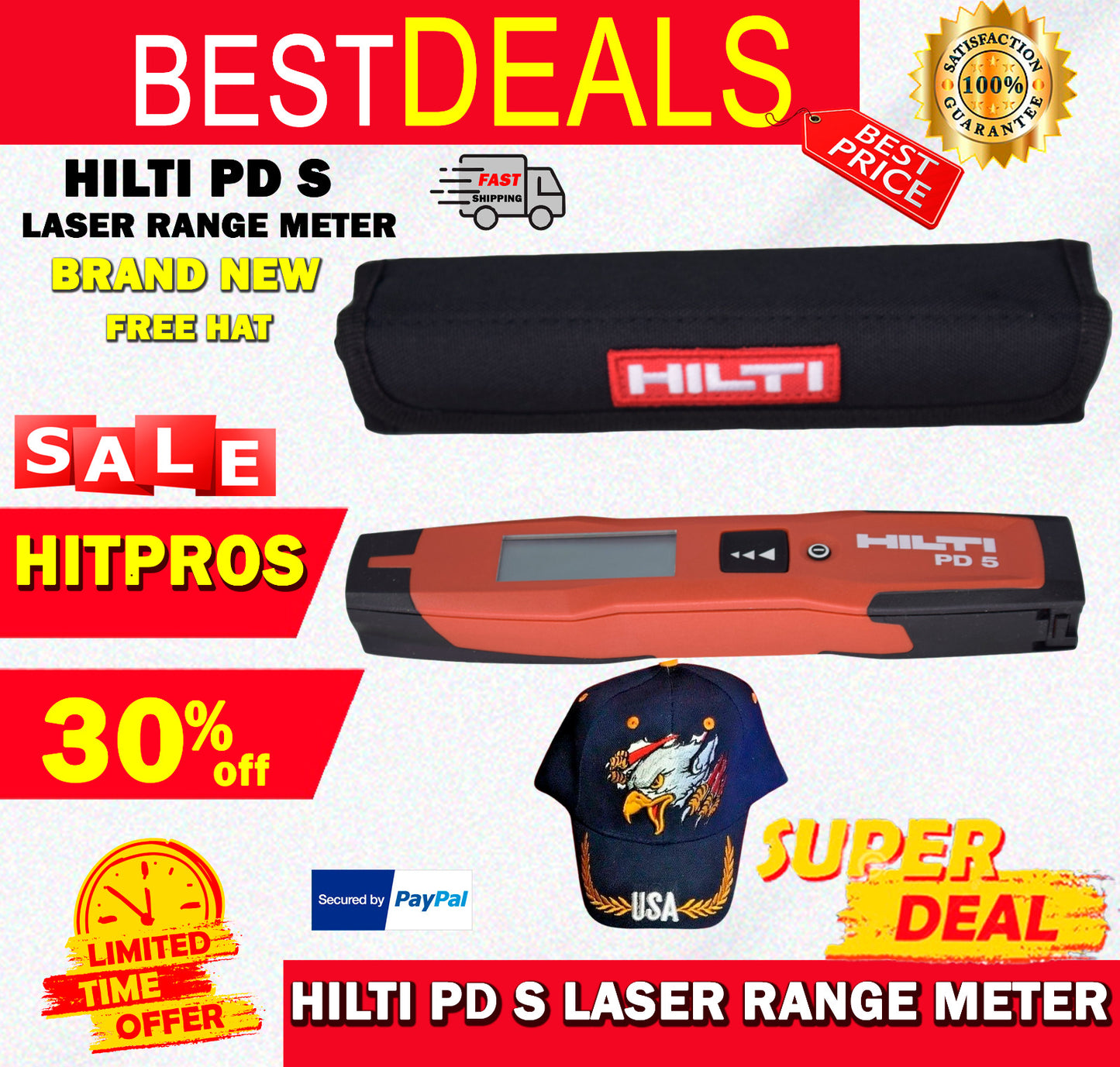 HILTI PD 5 LASER RANGE METER, BRAND NEW