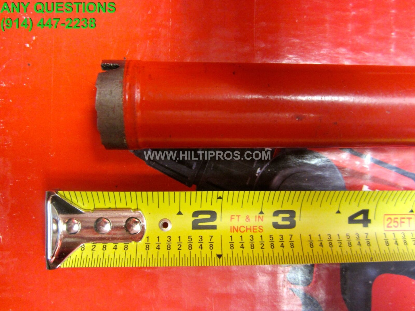 HILTI DIAM CORE BIT DD-BI 1" X 16",  PREOWNED