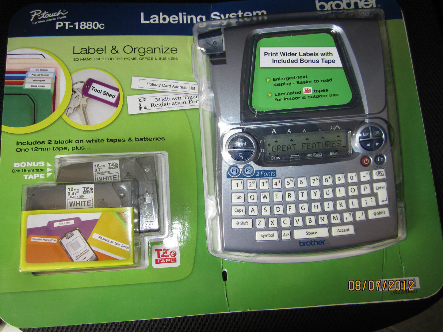 Brother P-touch Labeling System PT-1880c New in Package