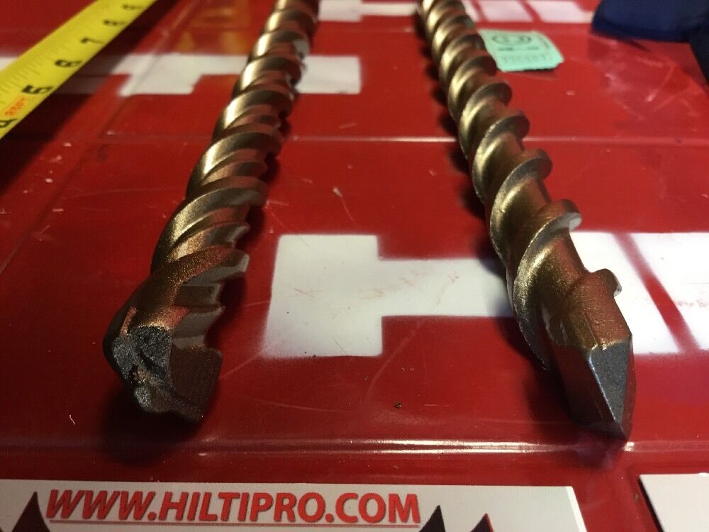 HILTI DRILL BIT 3/4" X 12" SDS PLUS, SET OF 2,