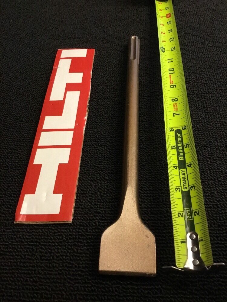 HILTI CHISEL FLAT SDS MAX 1-7/8" X 13-3/4",  PREOWNED