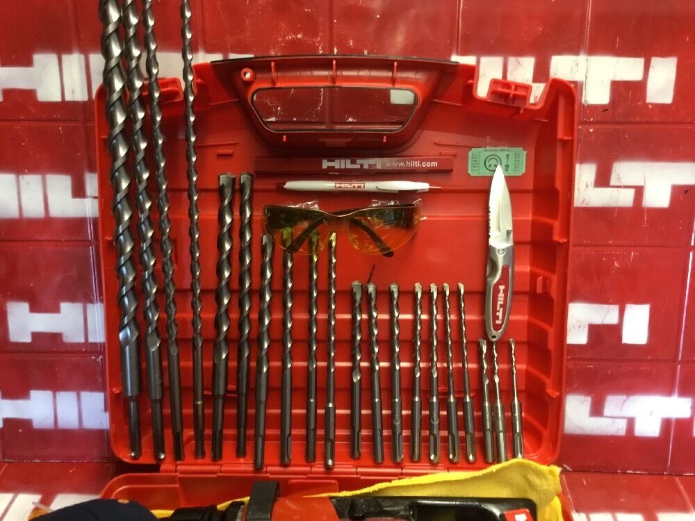 HILTI TE 5 HAMMER DRILL, FREE EXTRAS, LOADED BITS, STRONG