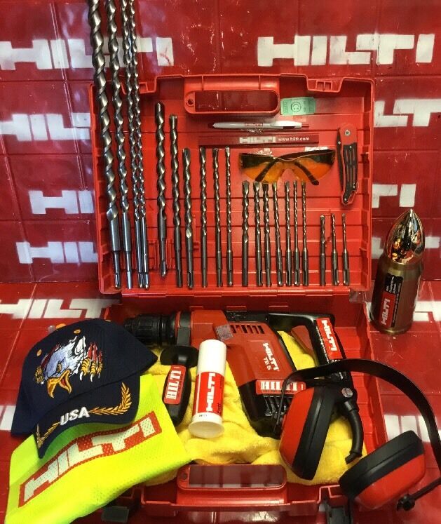 HILTI TE 5 HAMMER DRILL, FREE EXTRAS, LOADED BITS