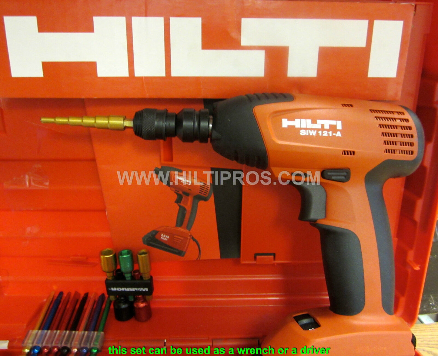 Hilti IMPACT CORDLESS ( SID / SIW) 1/2" WRENCH /DRIVER SET BRAND NEW