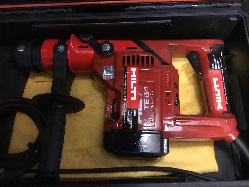 HILTI TE 54 DRILL, PREOWNED, FREE THERMO, BITS, CHISELS, EXTRAS, FAST SHIP