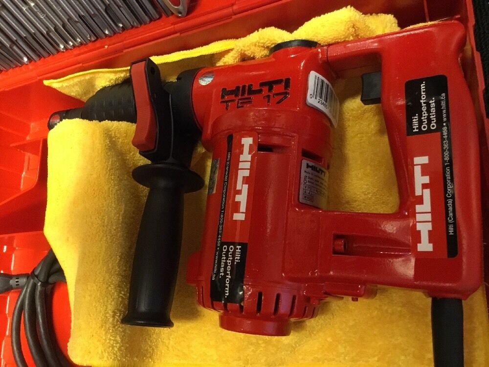 HILTI TE 17 GREAT CONDITION, FREE TABLET, BITS AND EXTRAS