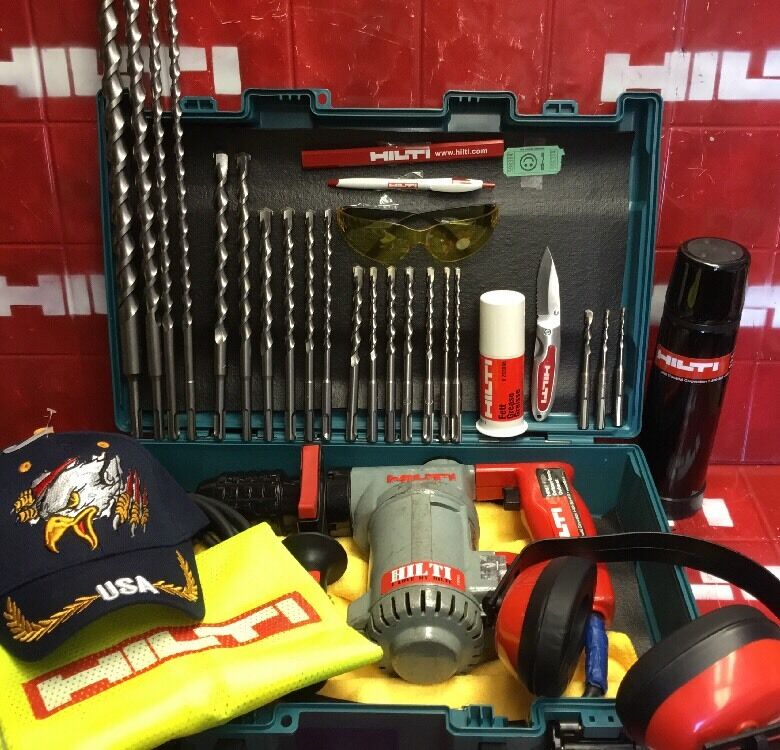 HILTI TE 17,PREOWNED, GREAT CONDITION, LOADED BITS, EXTRAS