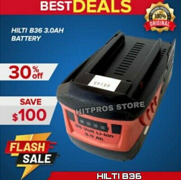 HILTI  Lion-Ion BATTERY PACK  B 36 3.0 BRAND NEW,