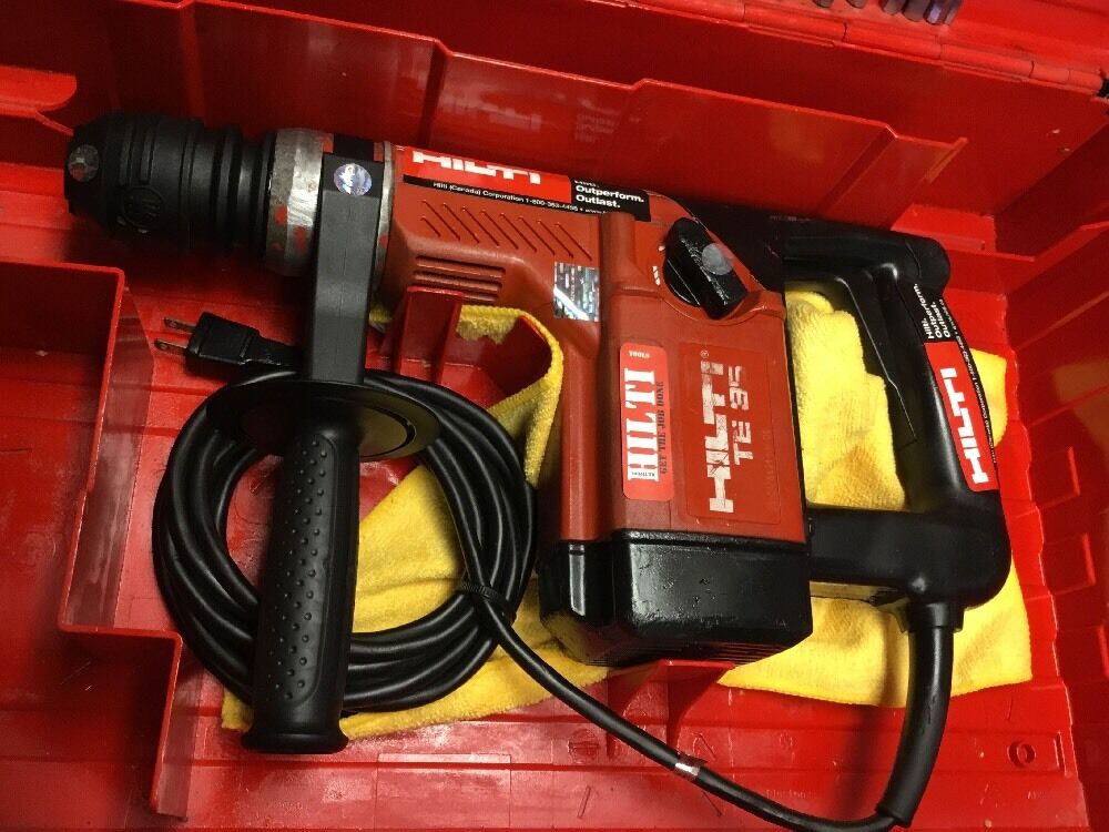 HILTI TE 35 HAMMER, PREOWNED, FREE BITS & CHISELS, ANGLE GRINDER