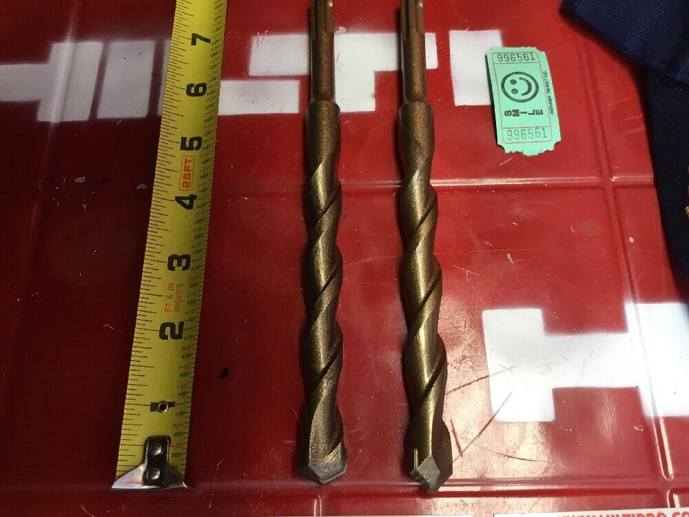 HILTI DRILL BIT 5/8" X 8" SDS PLUS, SET OF 2