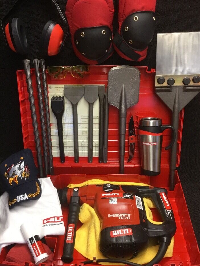 HILTI TE 76, PREOWNED, FREE BITS AND CHISEL, FREE EXTRAS, FAST SHIP