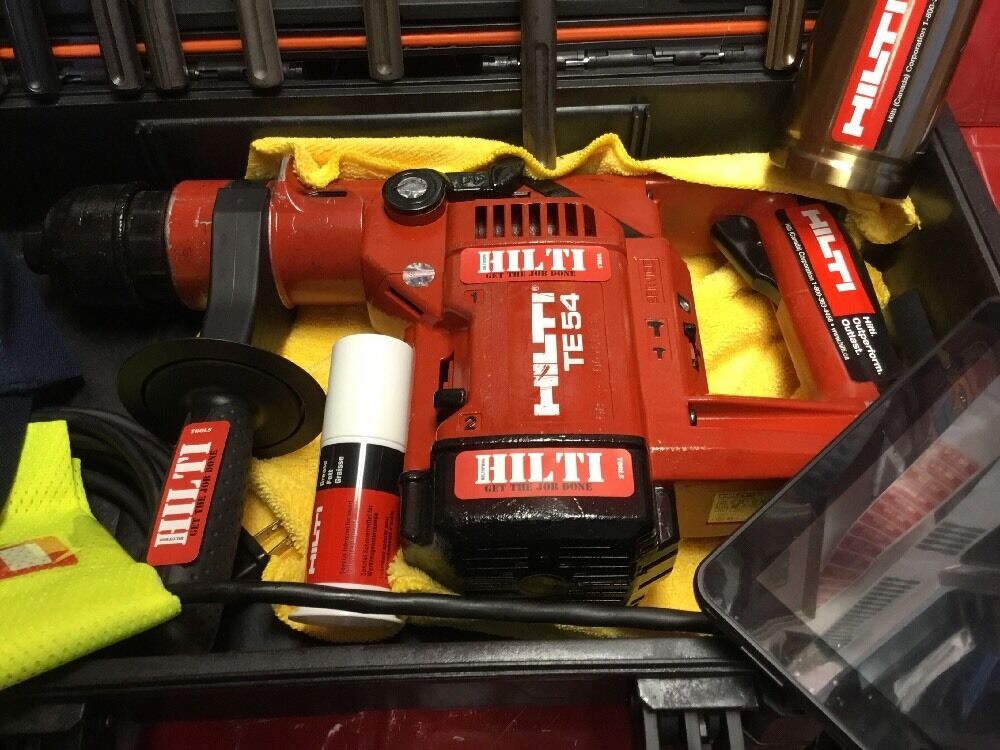 HILTI TE 54 HAMMER DRILL, L@@K, FREE TABET & EXTRAS, STRONG, GERMANY, FAST SHIP