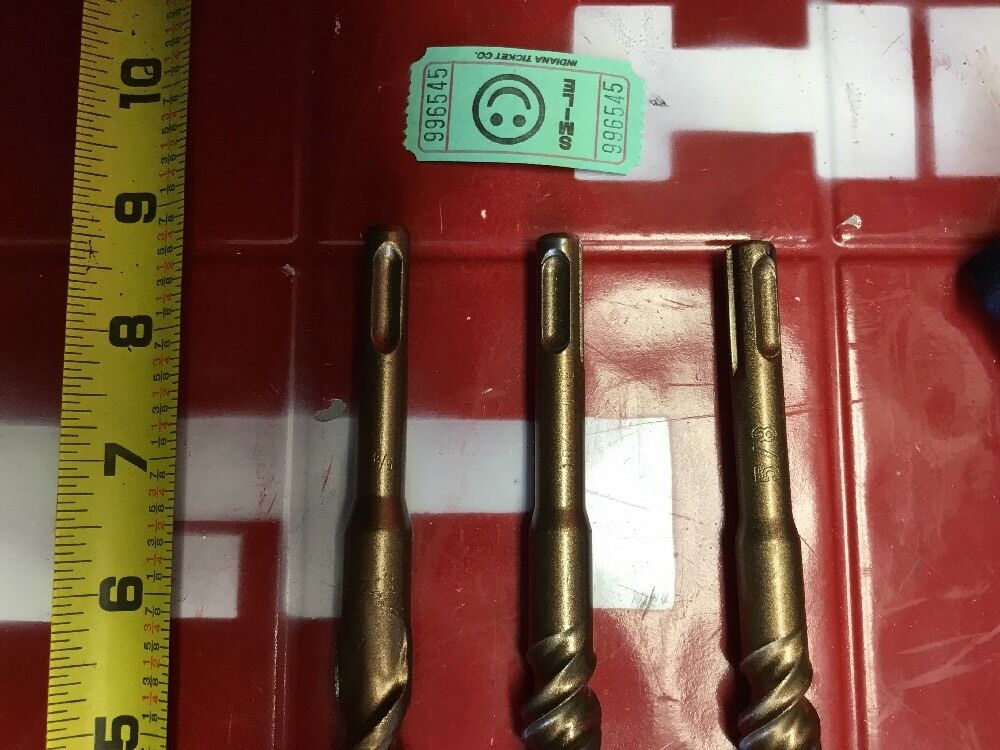 HILTI DRILL BIT 5/8" X 8" SDS PLUS, SET OF 3