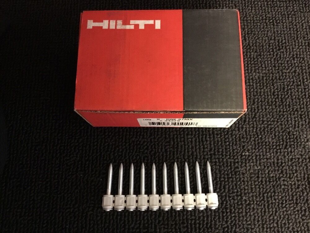 HILTI X-DNI 37 MX - BOX - 100 PC, FREE HAT, FAST SHIP