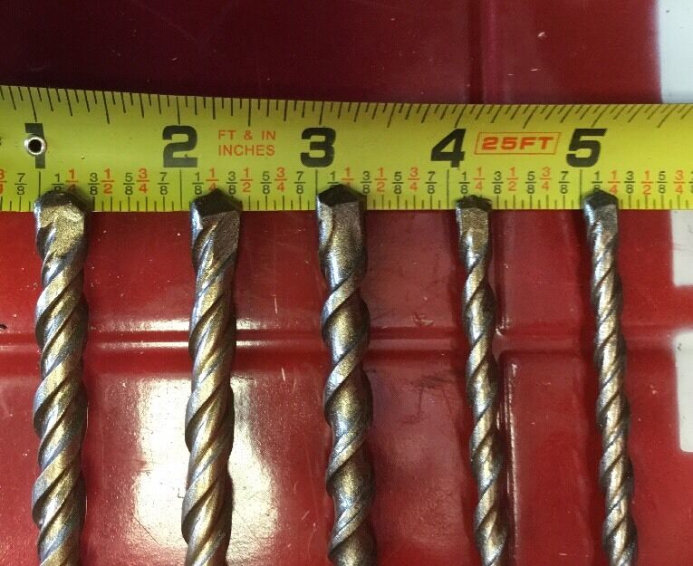 HILTI DRILL BIT 3/8", 1/4" SDS PLUS,SET OF 5,