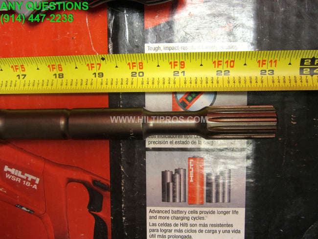 HILTI TE-CX, SPLINE DRIVE 1" X 23", BRAND NEW, FREE HILTI HAT & KNIFE, FAST SHIP