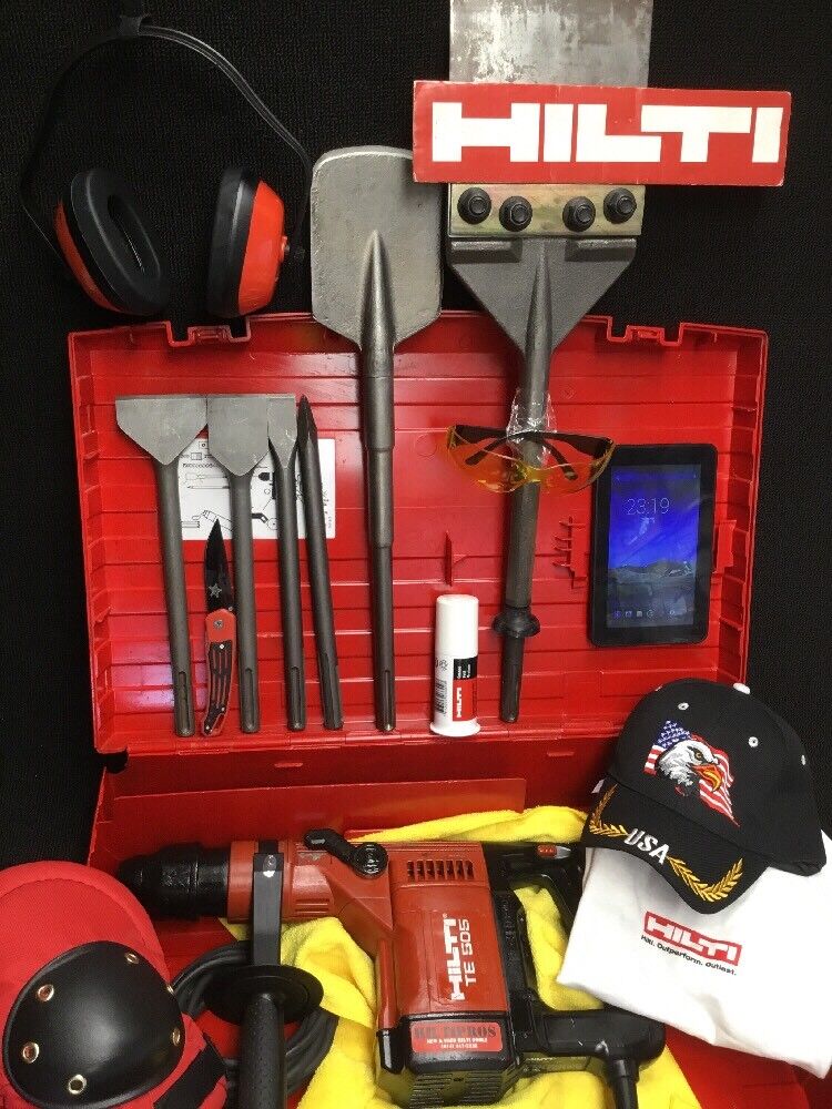 HILTI TE 505 BREAKER, GREAT CONDITION, FREE TABLET, EXTRAS, FAST SHIPPING