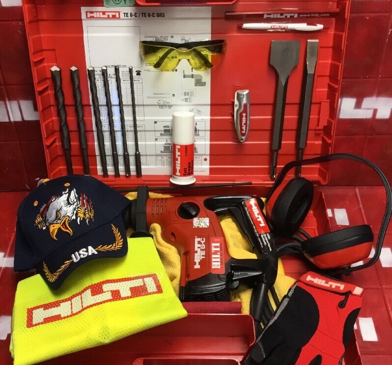 HILTI TE 6-C, PREOWNED, FREE EXTRAS