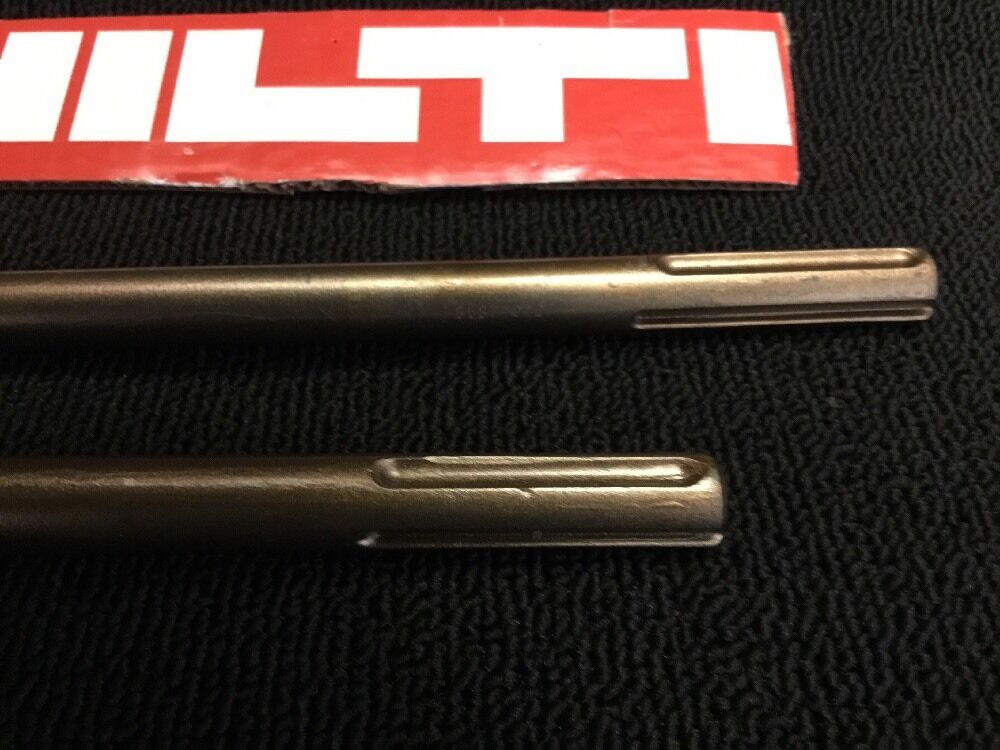 HILTI CHISEL SDS MAX SET FLAT 7/8" AND FLAT 1/2", PREOWNED