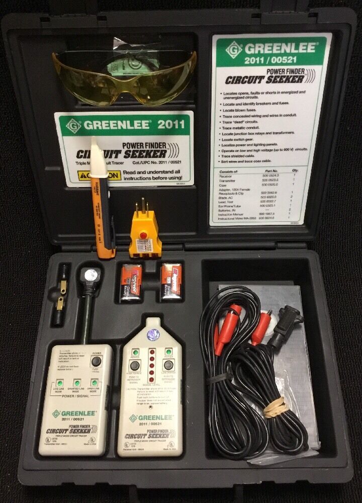 GREENLEE 2011/00521 FINDER CIRCUIT SEEKER, DISPLAY, FREE GRINDER,