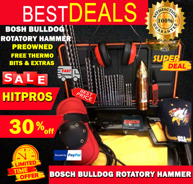 BOSH BULLDOG ROTATORY HAMMER PREOWNED