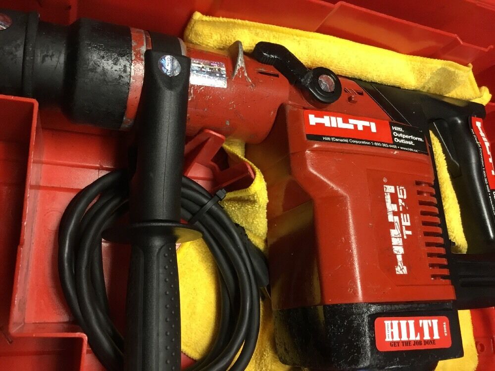 HILTI TE 75, PREOWNED, FREE CHISEL, BITS, LASER METER