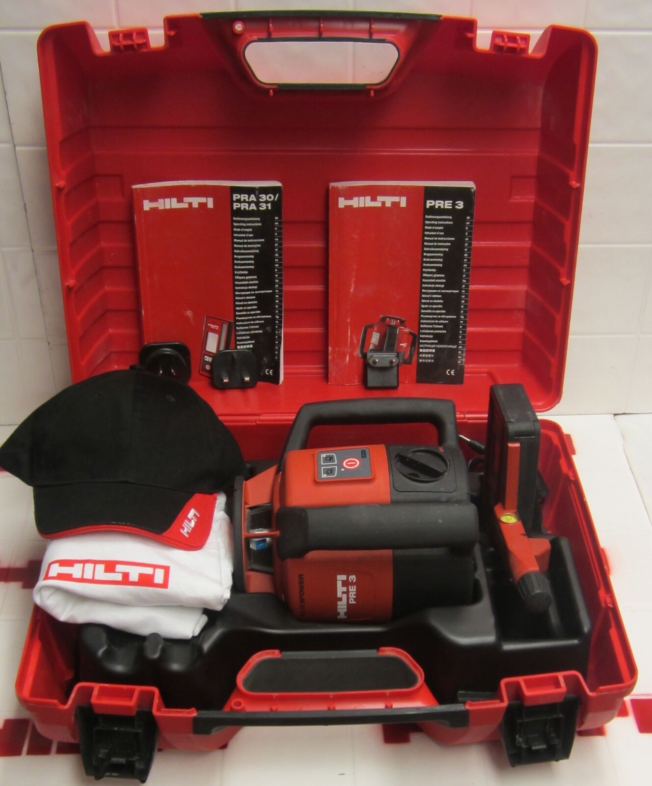 HILTI PRE 3 ROTATING LASER, PREOWNED