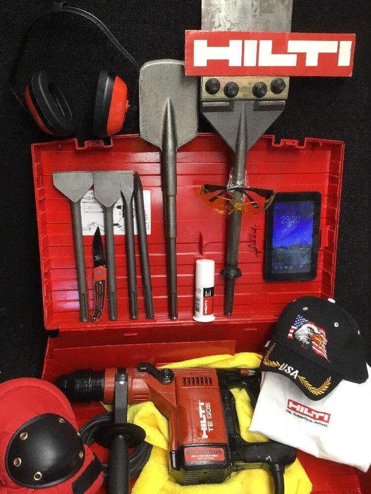 HILTI TE 505 BREAKER, GREAT CONDITION, FREE TABLET, EXTRAS, FAST SHIPPING