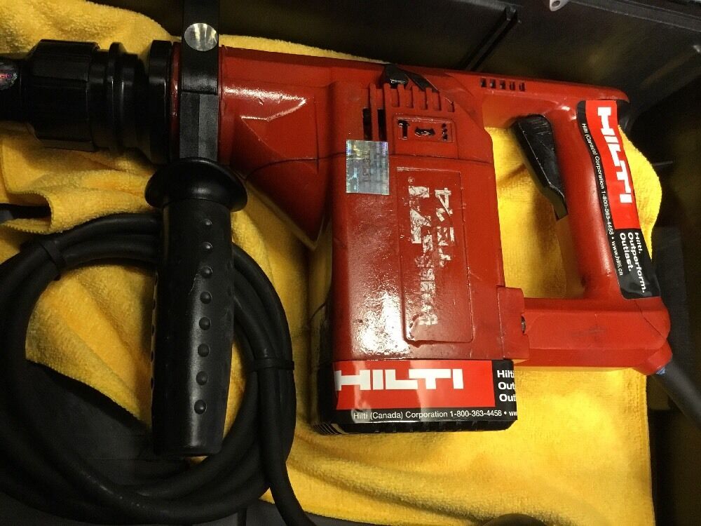 HILTI TE 14 PREOWNED, ORIGINAL, PREOWNED, FREE ANGLE GRINDER, BITS