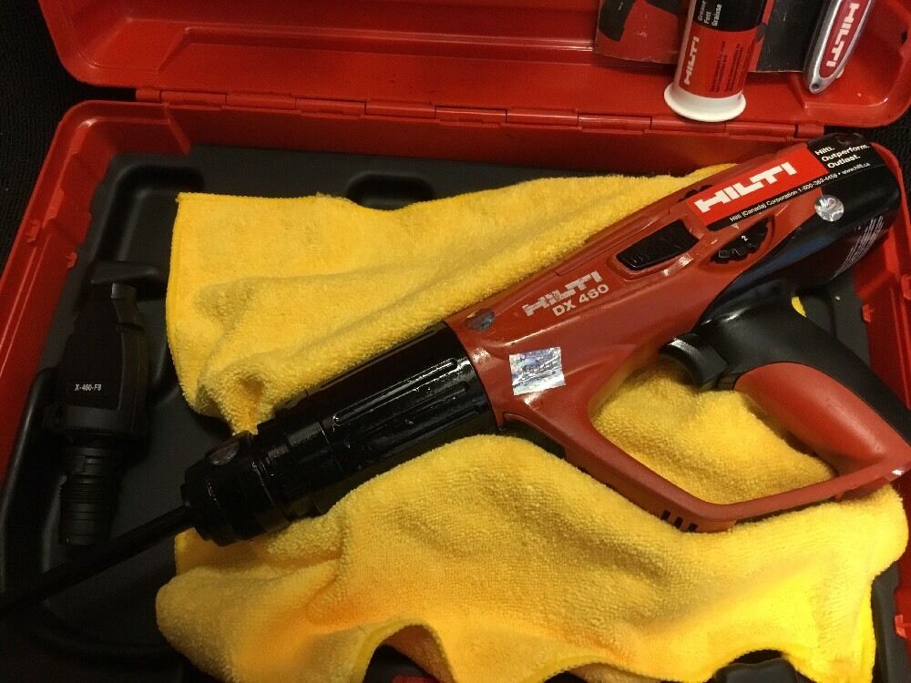 HILTI DX 460 POWDER ACTUATED, PREOWNED