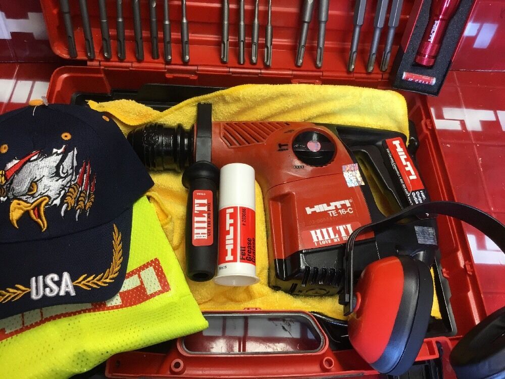 HILTI TE 16-C, EXCELLENT CONDITION, FREE EXTRAS, STRONG