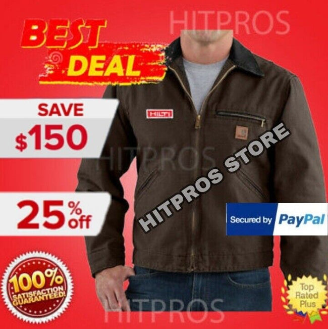 HILTI CARHARTT COTTON JACKET (SIZE L)