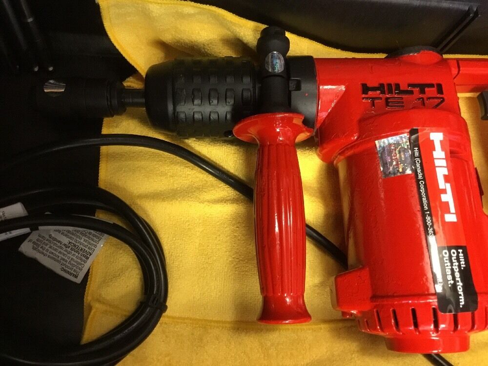 HILTI TE 17, PREOWNED, FREE LASER METER, BITS, A LOT OF EXTRAS,