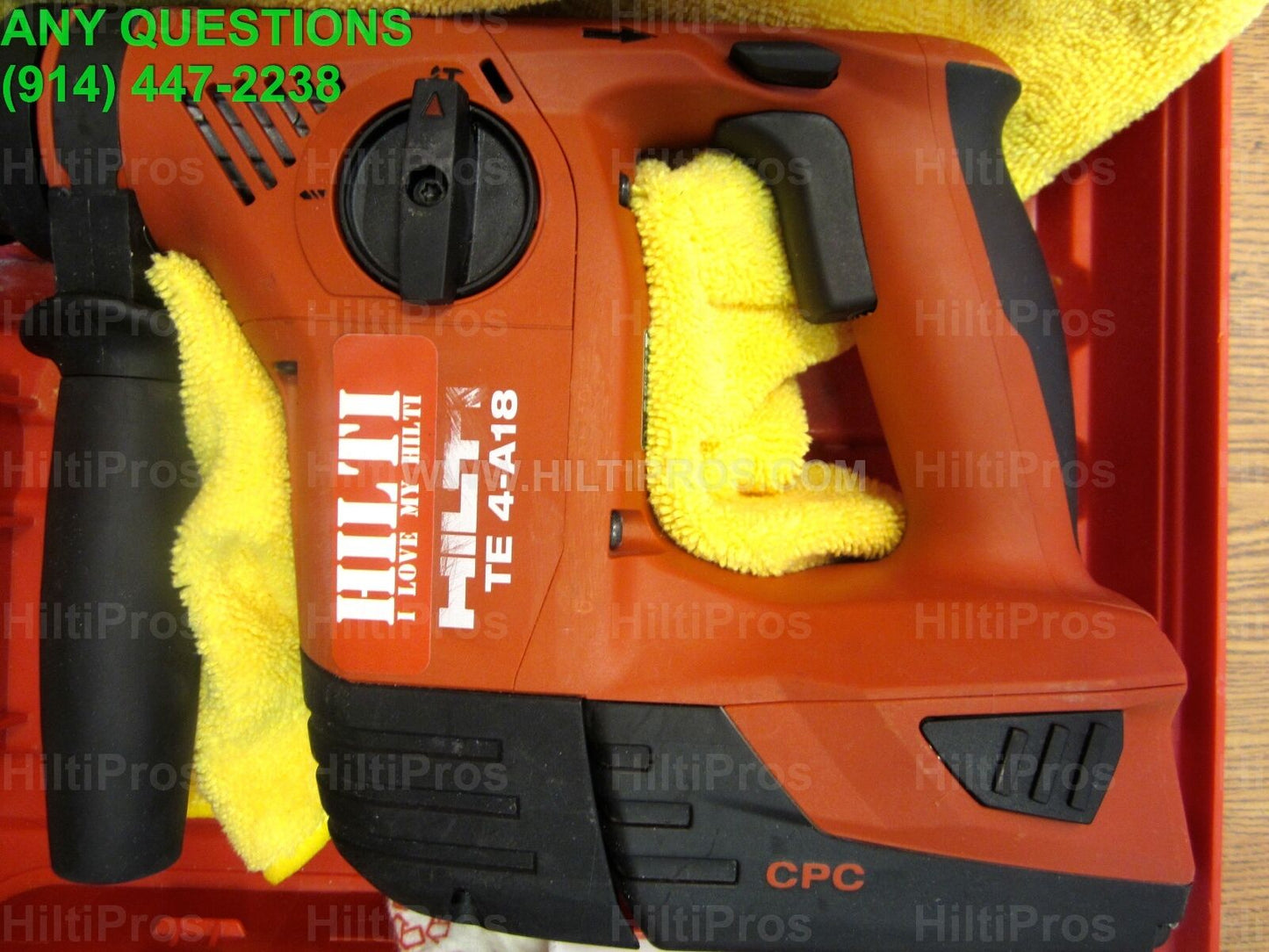 HILTI TE 4-A18, PREOWNED, FREE EXTRAS