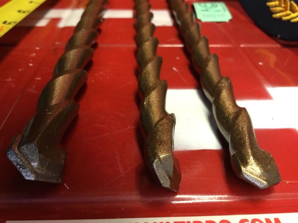 HILTI DRILL BIT 5/8", 1/2" SDS PLUS, SET OF 3,