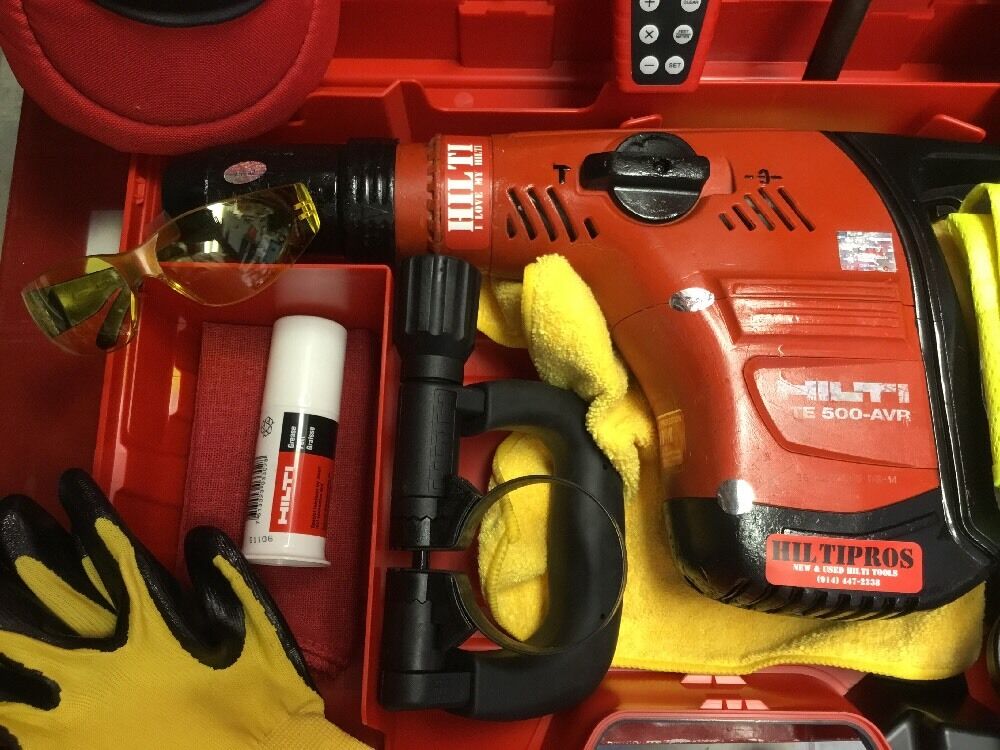 HILTI TE 500 AVR PREOWNED, NICE CONDITION, LOAD, FREE EXTRAS, DURABLE, FAST SHIP