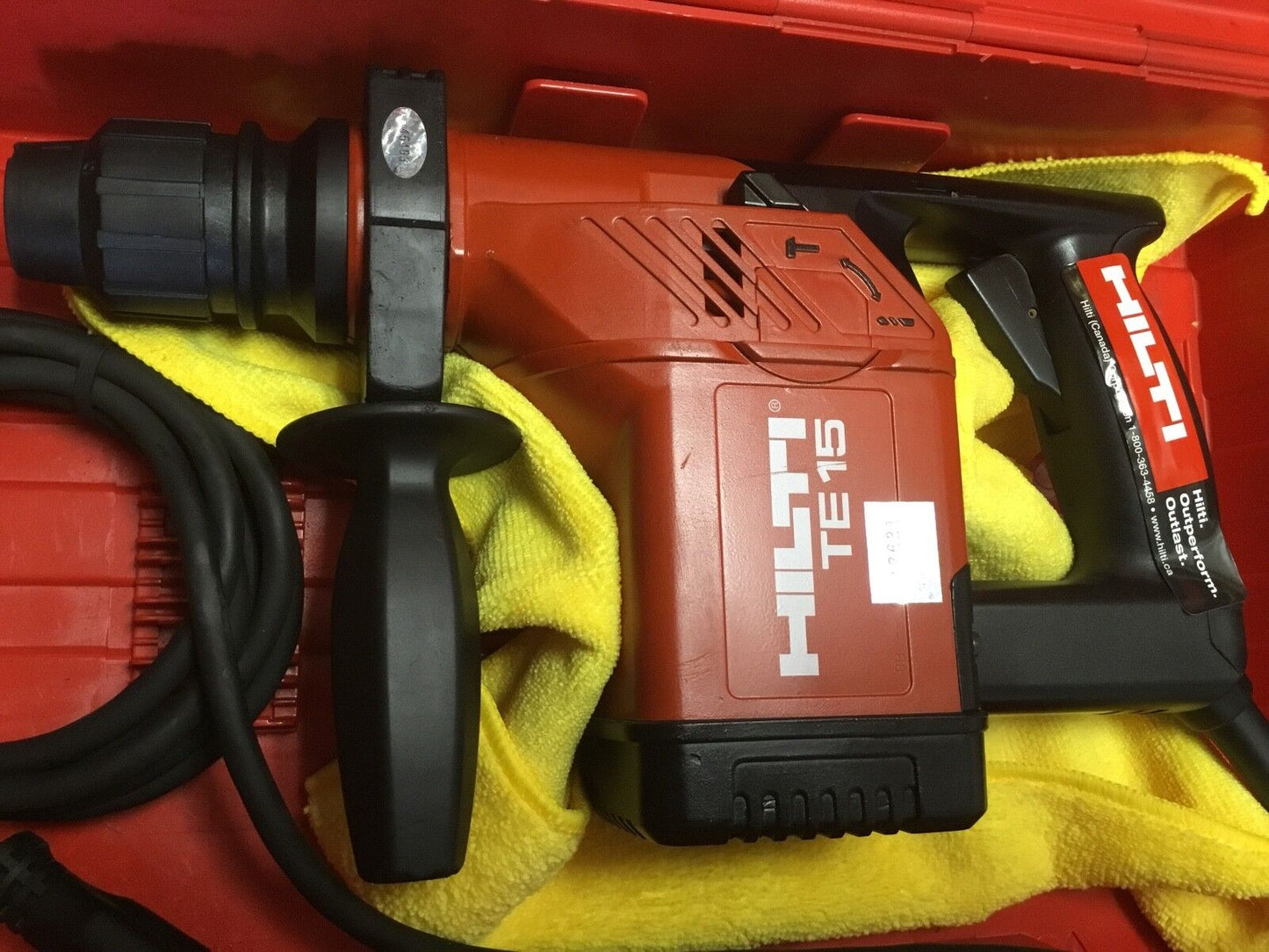 HILTI TE 15 HAMMER DRILL, USED ONLY AS DISPLAY, MADE IN GERMANY, FREE EXTRAS