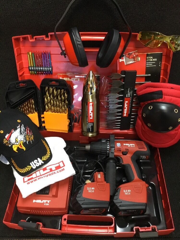 HILTI SF 151-A CORDLESS DRILL SET, NEW, FREE BITS, THERMO, EXTRAS