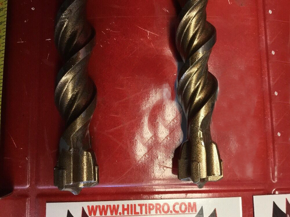 HILTI TE-CX 3/4" X 9" SDS PLUS, L@@K, SET OF 2, PREOWNED, FREE HAT, FAST SHIP